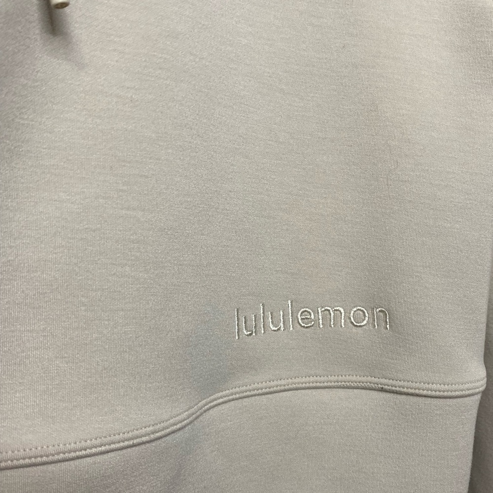 Lululemon Get Centred Crop Hoodie | White Opal | size: 6 - Picture 4 of 6